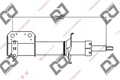 Амортизатор DJ PARTS купить