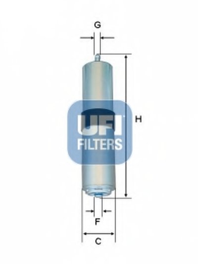 Топливный фильтр UFI купить