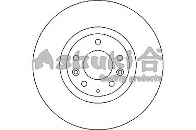 Тормозной диск ASHUKI купить