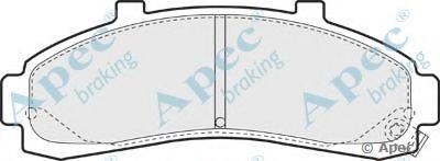 Комплект тормозных колодок, дисковый тормоз APEC braking купить