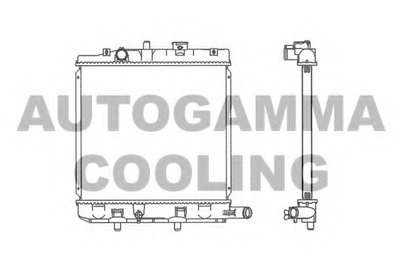 Радиатор, охлаждение двигателя AUTOGAMMA купить