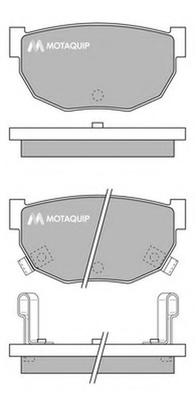Комплект тормозных колодок, дисковый тормоз MOTAQUIP купить