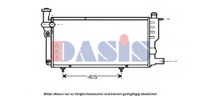 Радиатор, охлаждение двигателя AKS DASIS купить