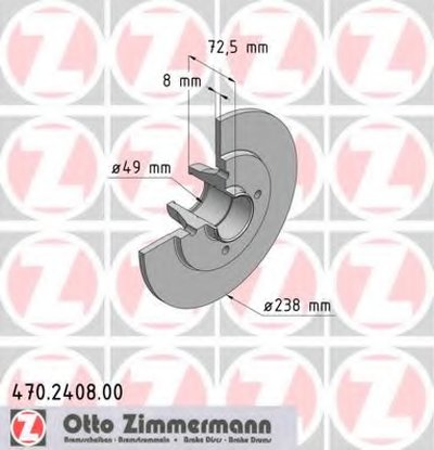 Тормозной диск ZIMMERMANN купить