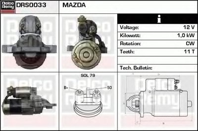 Стартер Remanufactured REMY (Light Duty) DELCO REMY купить