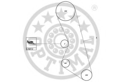 Комплект ремня ГРМ OPTIMAL купить