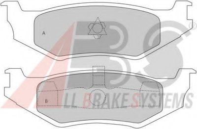 Комплект тормозных колодок, дисковый тормоз A.B.S. купить