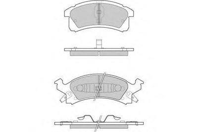 Комплект тормозных колодок, дисковый тормоз E.T.F. купить