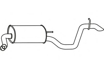 Глушитель выхлопных газов конечный FENNO купить