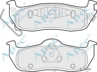 Комплект тормозных колодок, дисковый тормоз APEC braking купить