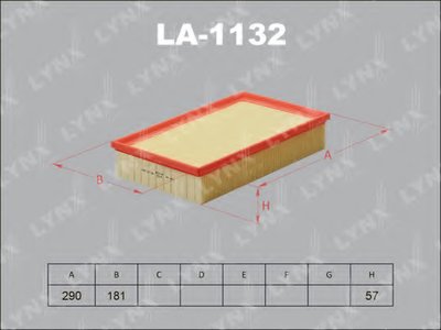 Воздушный фильтр LYNXauto купить