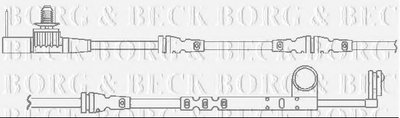 Сигнализатор, износ тормозных колодок BORG & BECK купить