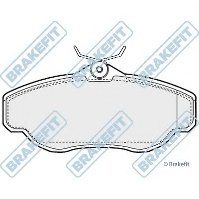 Комплект тормозных колодок, дисковый тормоз Brake Fit APEC braking купить