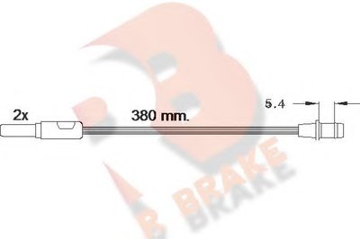 Сигнализатор, износ тормозных колодок R BRAKE купить