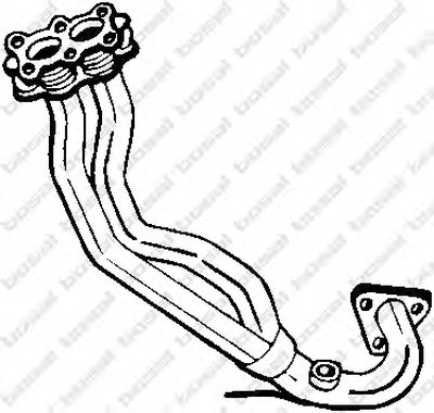 Труба выхлопного газа BOSAL купить