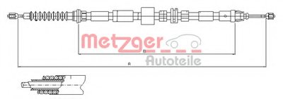 Трос, стояночная тормозная система COFLE METZGER купить