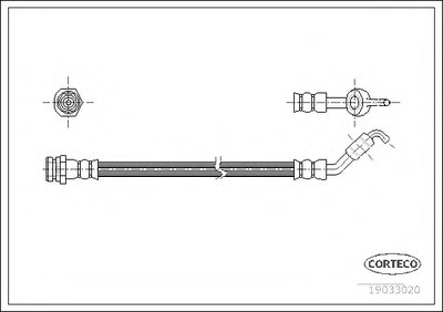 Тормозной шланг CORTECO купить