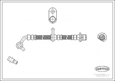 Тормозной шланг CORTECO купить