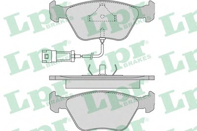 Комплект тормозных колодок, дисковый тормоз LPR купить