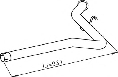 Труба выхлопного газа DINEX купить