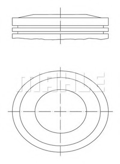 Поршень MAHLE ORIGINAL купить