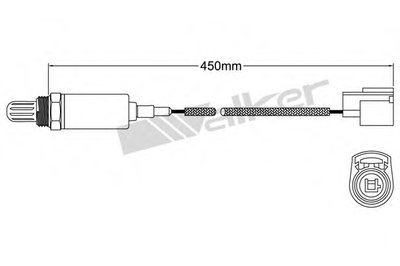 Лямда-зонд WALKER PRODUCTS купить