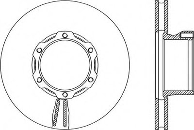 Тормозной диск ADAPTIVE OPEN PARTS купить