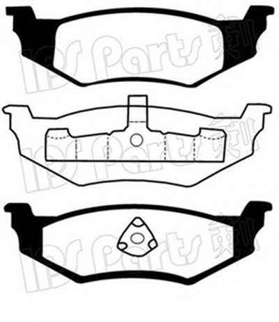 Комплект тормозных колодок, дисковый тормоз IPS Parts IPS Parts купить