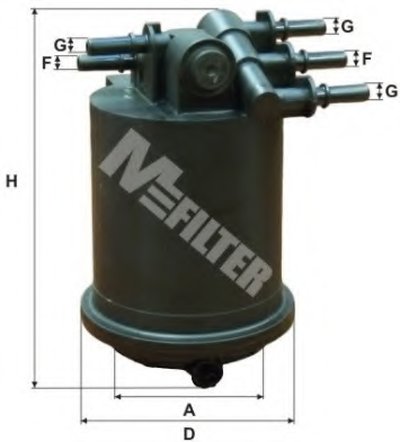 Топливный фильтр MFILTER купить