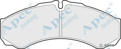 Комплект тормозных колодок, дисковый тормоз APEC braking купить