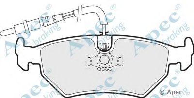 Комплект тормозных колодок, дисковый тормоз APEC braking купить