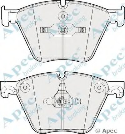Комплект тормозных колодок, дисковый тормоз APEC braking купить