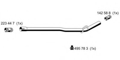 Труба выхлопного газа ERNST купить