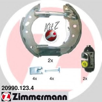 Комплект тормозных колодок KIT Z ZIMMERMANN купить