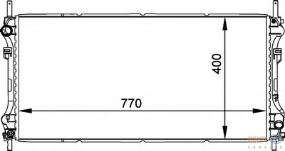 Радиатор, охлаждение двигателя BEHR-HELLA купить