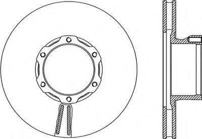 Тормозной диск ADAPTIVE OPEN PARTS купить