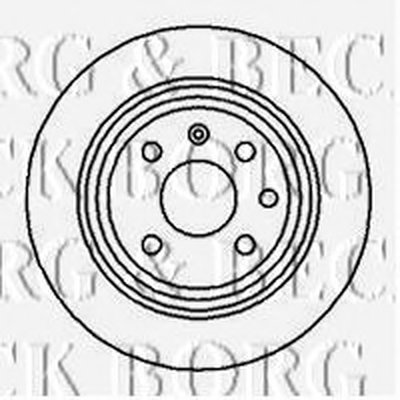 Тормозной диск BORG & BECK купить