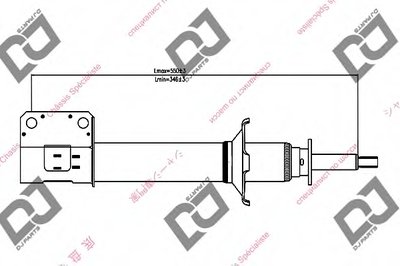 Амортизатор DJ PARTS купить