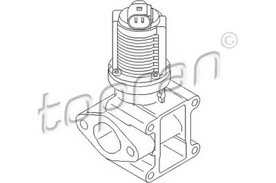 Клапан возврата ОГ TOPRAN купить