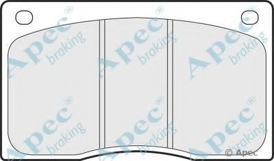 Комплект тормозных колодок, дисковый тормоз APEC braking купить