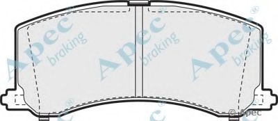 Комплект тормозных колодок, дисковый тормоз APEC braking купить