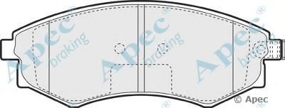 Комплект тормозных колодок, дисковый тормоз APEC braking купить