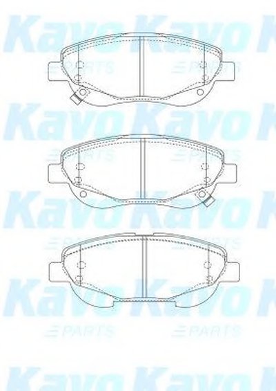 Комплект тормозных колодок, дисковый тормоз MK KASHIYAMA KAVO PARTS купить