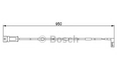 Сигнализатор, износ тормозных колодок BOSCH купить