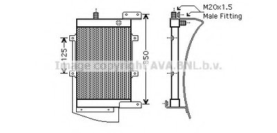 масляный радиатор, двигательное масло AVA QUALITY COOLING купить