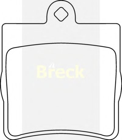 Комплект тормозных колодок, дисковый тормоз BRECK Купить