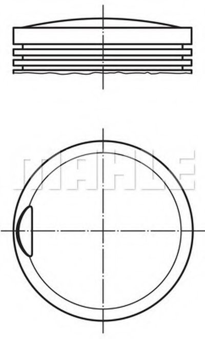 Поршень MAHLE ORIGINAL купить