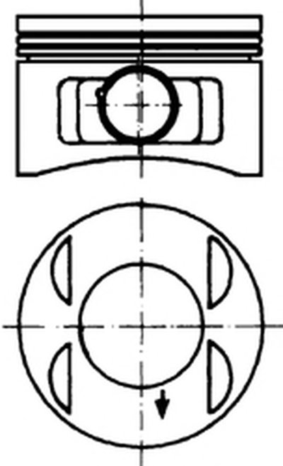 Поршень KOLBENSCHMIDT купить