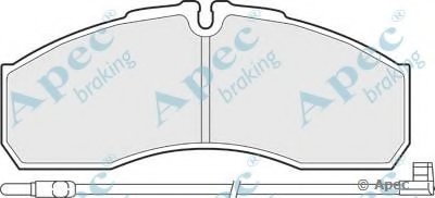 Комплект тормозных колодок, дисковый тормоз APEC braking купить