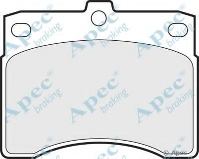 Комплект тормозных колодок, дисковый тормоз APEC braking купить